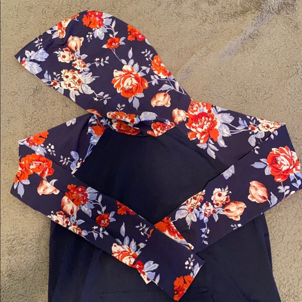 Floral hoodie